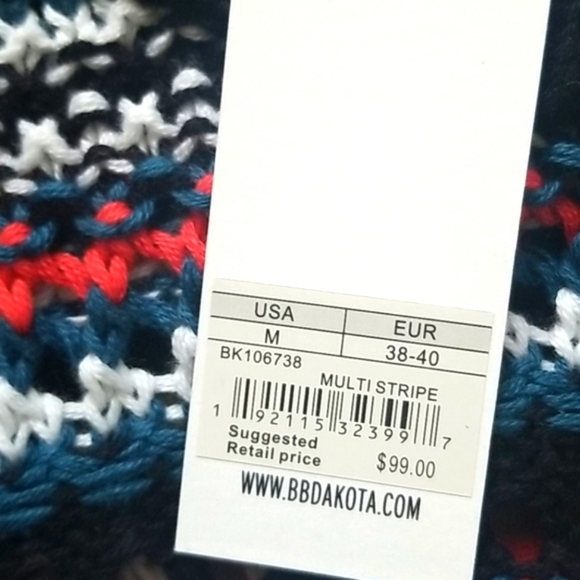 BB Dakota Striped Open Knit Crew Neck Sweater - Picture 4 of 10